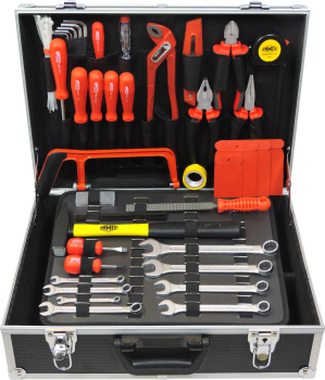 FAMEX 762-99 Werkzeugkoffer gefüllt mit Werkzeug